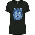 A Polygon Wolf Womens Wider Cut T-Shirt Black