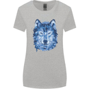 A Polygon Wolf Womens Wider Cut T-Shirt Sports Grey