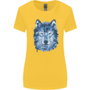 A Polygon Wolf Womens Wider Cut T-Shirt Yellow