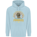 A Poodle Dog Childrens Kids Hoodie Light Blue