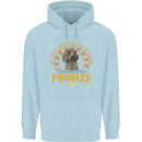 A Poodle Dog Childrens Kids Hoodie Light Blue