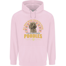 A Poodle Dog Childrens Kids Hoodie Light Pink
