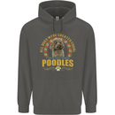A Poodle Dog Childrens Kids Hoodie Storm Grey