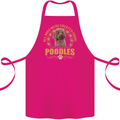 A Poodle Dog Cotton Apron 100% Organic Pink