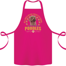 A Poodle Dog Cotton Apron 100% Organic Pink
