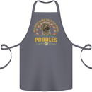 A Poodle Dog Cotton Apron 100% Organic Steel