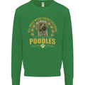 A Poodle Dog Kids Sweatshirt Jumper Irish Green