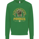 A Poodle Dog Kids Sweatshirt Jumper Irish Green