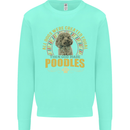 A Poodle Dog Kids Sweatshirt Jumper Peppermint
