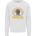 A Poodle Dog Kids Sweatshirt Jumper White