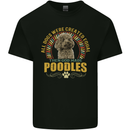 A Poodle Dog Kids T-Shirt Childrens Black