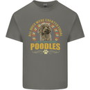 A Poodle Dog Kids T-Shirt Childrens Charcoal