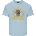 A Poodle Dog Kids T-Shirt Childrens Light Blue