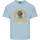 A Poodle Dog Kids T-Shirt Childrens Light Blue