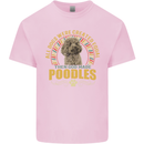 A Poodle Dog Kids T-Shirt Childrens Light Pink