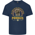 A Poodle Dog Kids T-Shirt Childrens Navy Blue