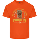 A Poodle Dog Kids T-Shirt Childrens Orange