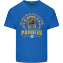 A Poodle Dog Kids T-Shirt Childrens Royal Blue