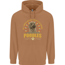 A Poodle Dog Mens 80% Cotton Hoodie Caramel Latte