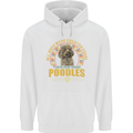 A Poodle Dog Mens 80% Cotton Hoodie White