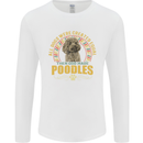 A Poodle Dog Mens Long Sleeve T-Shirt White