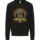 A Poodle Dog Mens Sweatshirt Jumper Black