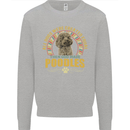 A Poodle Dog Mens Sweatshirt Jumper Sports Grey