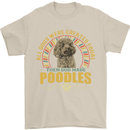 A Poodle Dog Mens T-Shirt 100% Cotton Sand