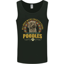 A Poodle Dog Mens Vest Tank Top Black