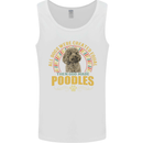 A Poodle Dog Mens Vest Tank Top White