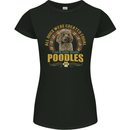 A Poodle Dog Womens Petite Cut T-Shirt Black