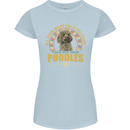 A Poodle Dog Womens Petite Cut T-Shirt Light Blue