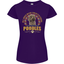 A Poodle Dog Womens Petite Cut T-Shirt Purple