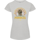 A Poodle Dog Womens Petite Cut T-Shirt Sports Grey