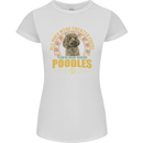A Poodle Dog Womens Petite Cut T-Shirt White