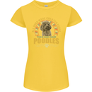 A Poodle Dog Womens Petite Cut T-Shirt Yellow