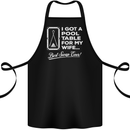 A Pool Cue for My Wife Best Swap Ever! Cotton Apron 100% Organic Black