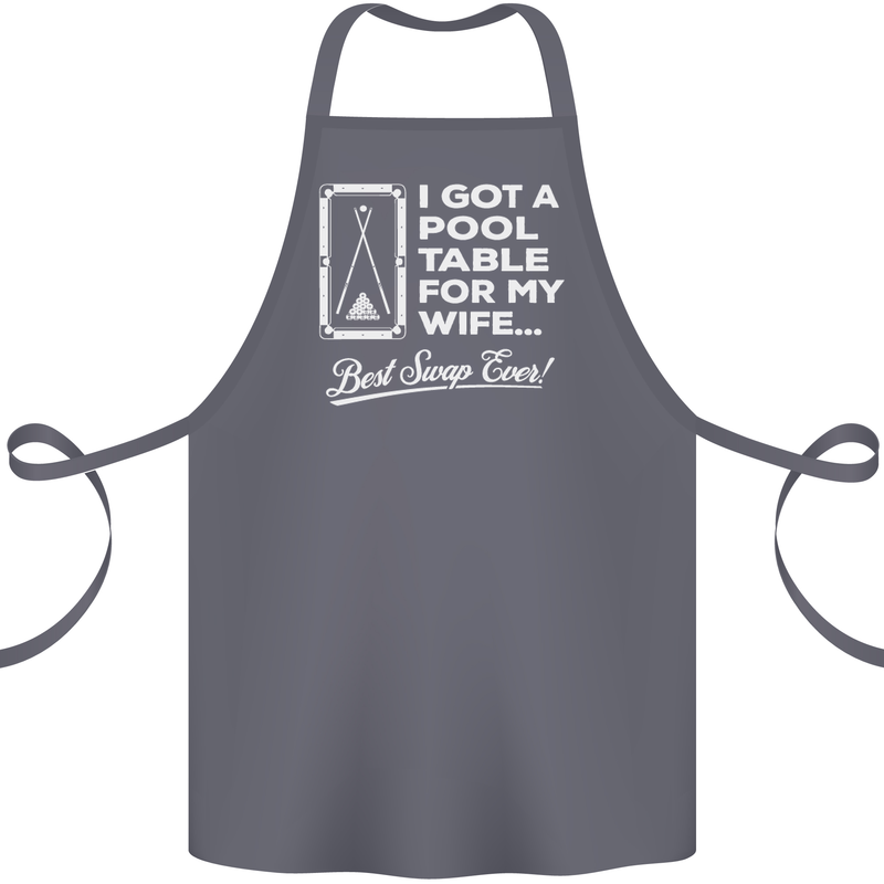 A Pool Cue for My Wife Best Swap Ever! Cotton Apron 100% Organic Steel