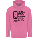 A Pool Cue for My Wife Best Swap Ever! Mens 80% Cotton Hoodie Azelea