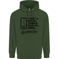 A Pool Cue for My Wife Best Swap Ever! Mens 80% Cotton Hoodie Forest Green