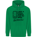 A Pool Cue for My Wife Best Swap Ever! Mens 80% Cotton Hoodie Irish Green