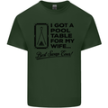 A Pool Cue for My Wife Best Swap Ever! Mens Cotton T-Shirt Tee Top Forest Green