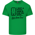 A Pool Cue for My Wife Best Swap Ever! Mens Cotton T-Shirt Tee Top Irish Green
