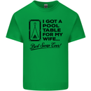 A Pool Cue for My Wife Best Swap Ever! Mens Cotton T-Shirt Tee Top Irish Green
