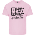 A Pool Cue for My Wife Best Swap Ever! Mens Cotton T-Shirt Tee Top Light Pink