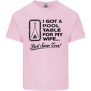 A Pool Cue for My Wife Best Swap Ever! Mens Cotton T-Shirt Tee Top Light Pink