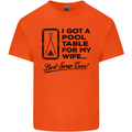 A Pool Cue for My Wife Best Swap Ever! Mens Cotton T-Shirt Tee Top Orange