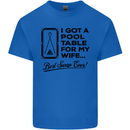 A Pool Cue for My Wife Best Swap Ever! Mens Cotton T-Shirt Tee Top Royal Blue