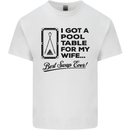 A Pool Cue for My Wife Best Swap Ever! Mens Cotton T-Shirt Tee Top White