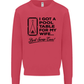 A Pool Cue for My Wife Best Swap Ever! Mens Sweatshirt Jumper Heliconia